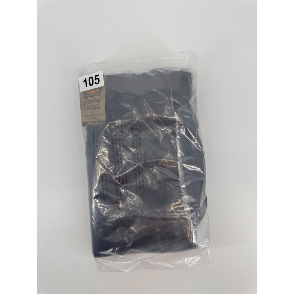 NWT The Foundry Big & Tall Mens‎ Size 54 Flat Front Shorts Dark Charcoal Gray - Picture 9 of 9